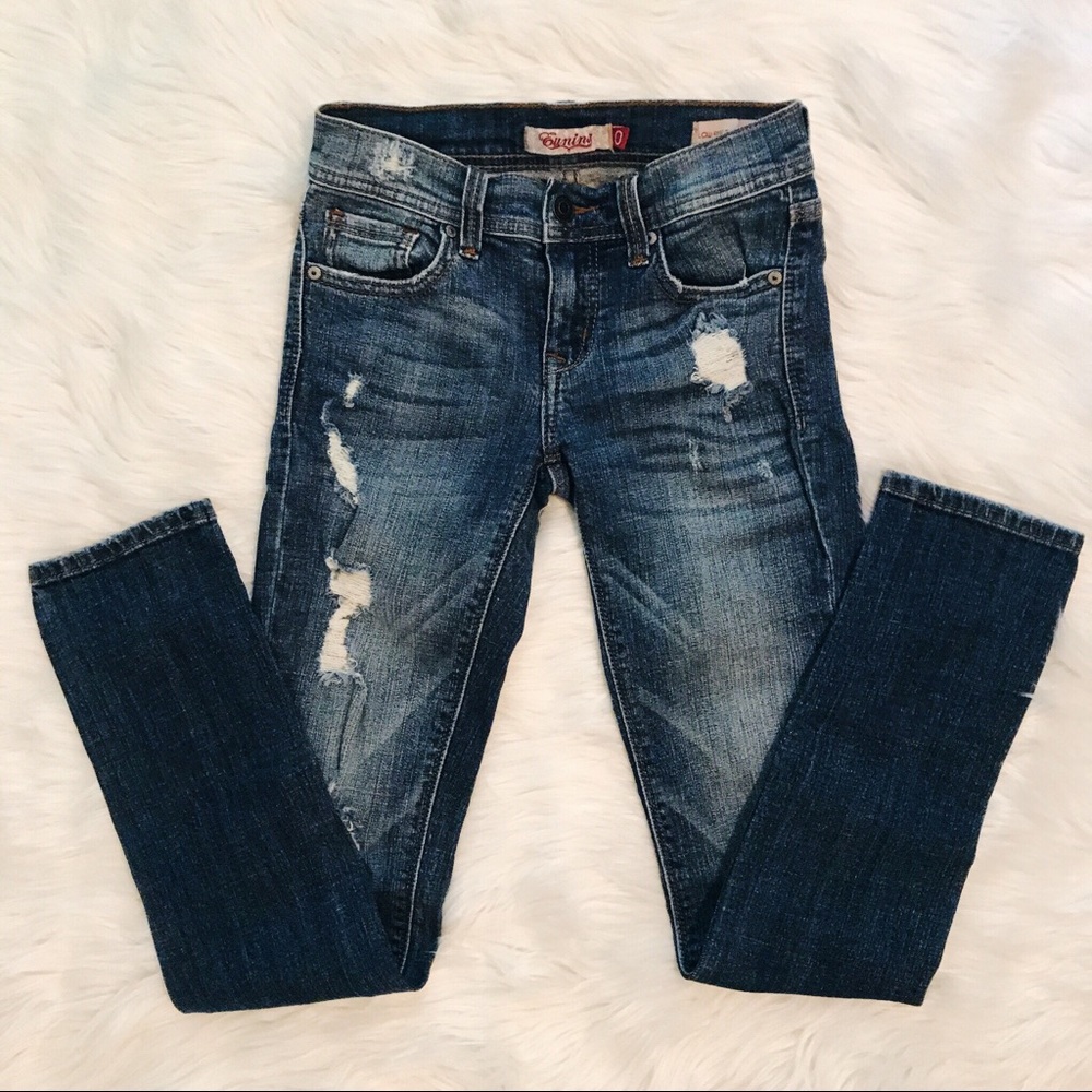 Low Rise Relaxed Skinny Jeans